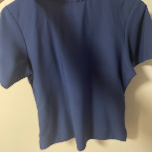 Navy Allheart Scrub top - Picture 4 of 4